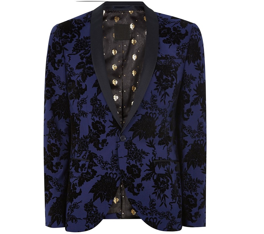 Men's Printed Blazer