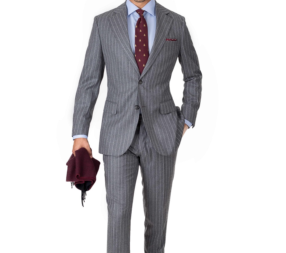 Grey Stripes TR Suit