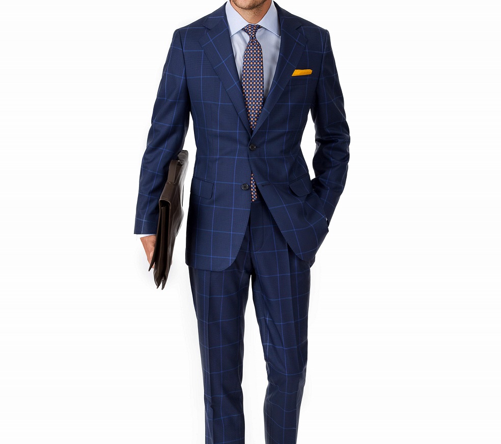 Blue Checks TR Suits