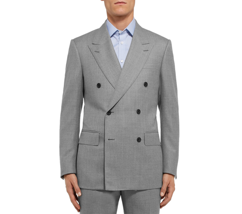 Classic Peak Lapel Double Breast Suit