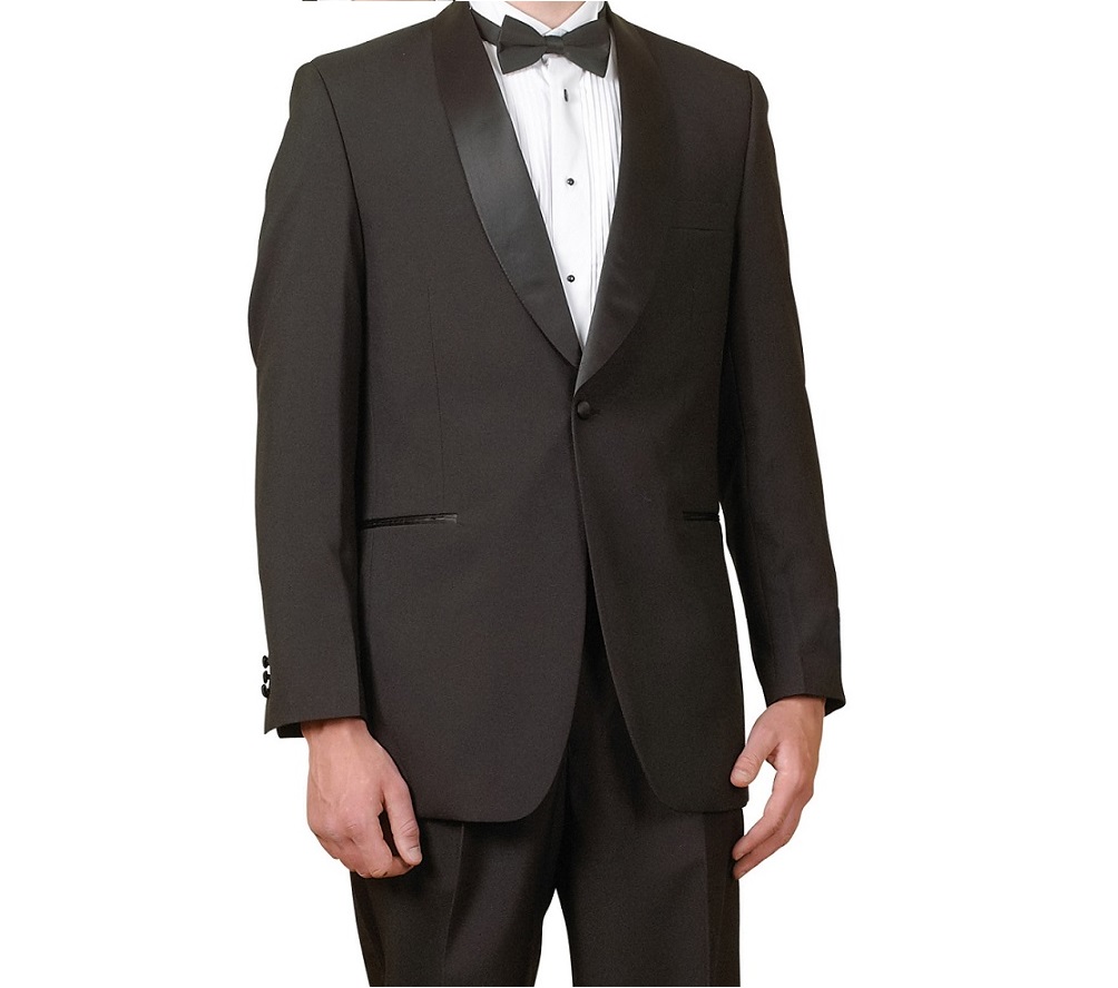 Single Button Black Tuxedo